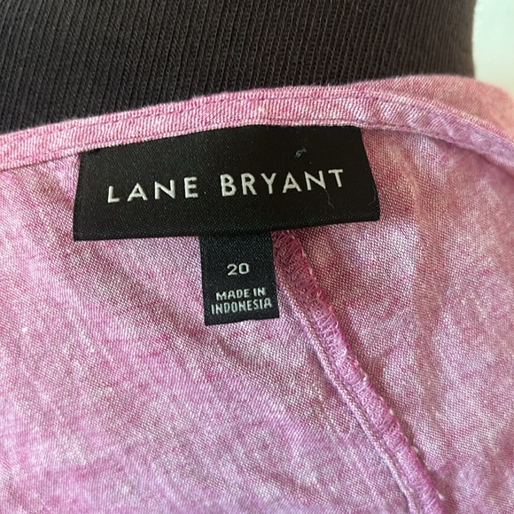 Lane Bryant Crossover Linen/Cotton Top size 20 - Picture 9 of 10